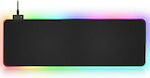 HY-001 Jocuri de noroc Covor de șoarece XL 790mm cu iluminare RGB Negru