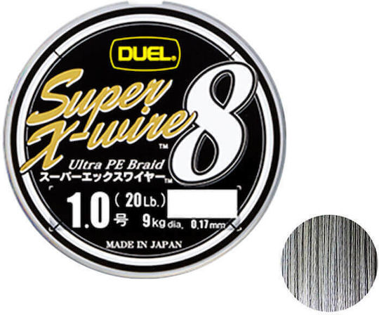 Duel Super X-Wire 8 Silver Νήμα Ψαρέματος 150m / 0.21mm
