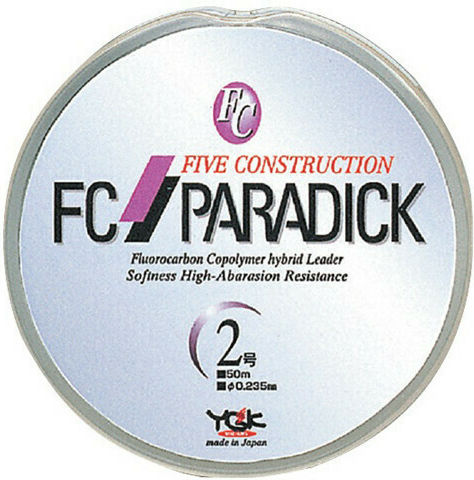YGK FC Paradick Πετονιά Ψαρέματος Fluorocarbon Διάφανη 50m / 0.148mm