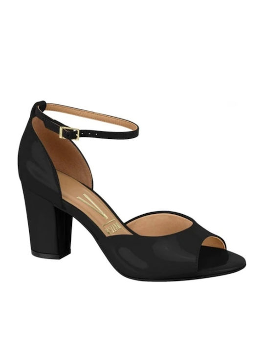 Vizzano Leder Sandalen Schwarz