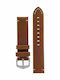 Hirsch Ranger Δερμάτινο Λουράκι Καφέ 22mm