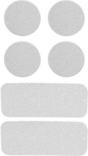 3M Car Stickers Reflective Small in White Color 6pcs