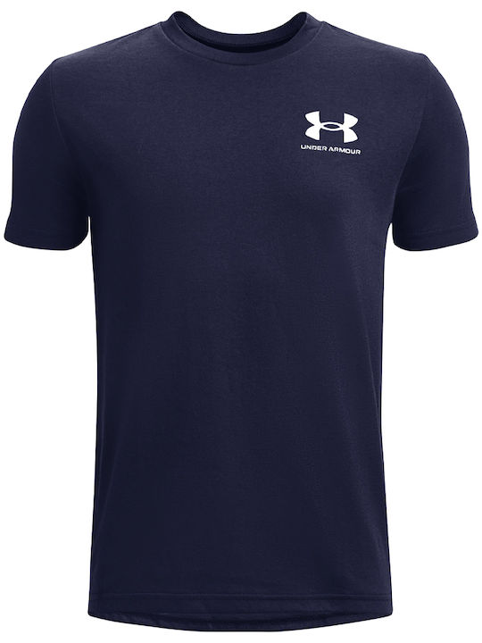 Under Armour Παιδικό T-shirt Navy Μπλε Sportstyle