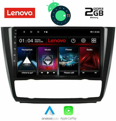 Lenovo Ηχοσύστημα Αυτοκινήτου για BMW Σειρά 1 με Clima (Bluetooth/USB/AUX/GPS) με Οθόνη Αφής 9"