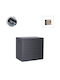 Marhome Outdoor Storage Box 140lt Gray L58.5xW46xH55cm