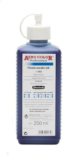 Schmincke Aero Color Professional Set Culori Acrilice Pictură 405 Basic Cyan 250ml 1buc