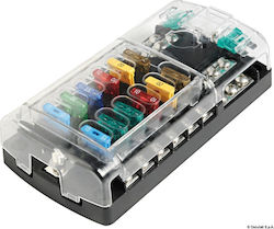 Boat Fuse Box Fuse Case 12 Slots 165x85mm