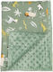 Baby Star Pătură Pătuț Kenya Verde 100x150cm