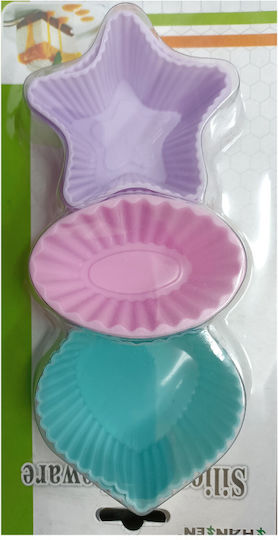 Viosarp No Coating Silicone Cupcakes & Muffins Baking Pan 6pcs
