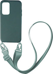 Sonique Carryhang Liquid Strap Umschlag Rückseite Silikon 0.5mm Dark Green (Poco M4 Pro 5G / Redmi Note 11s 5G)