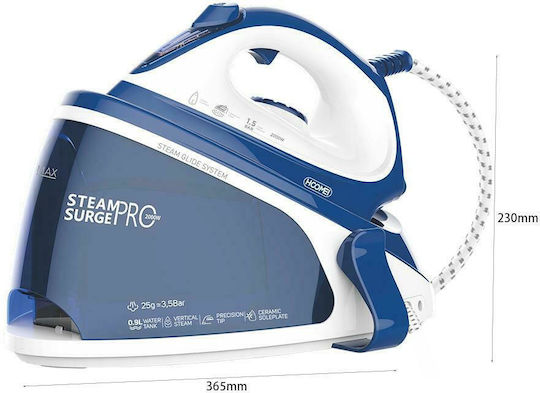 Hoomei HM-3635 Σύστημα Σιδερώματος Πίεσης 3.5bar με Δοχείο 900ml