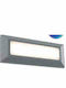 Fos me Led 4w 3cct Παρ Waterproof Wall-Mounted Outdoor Ceiling Light with Integrated LED Gray