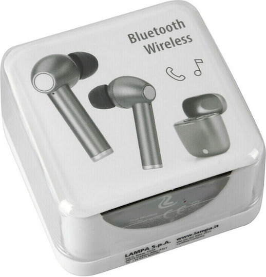 Lampa In-ear Bluetooth Handsfree Căști cu Carcasă de Încărcare Argintiu