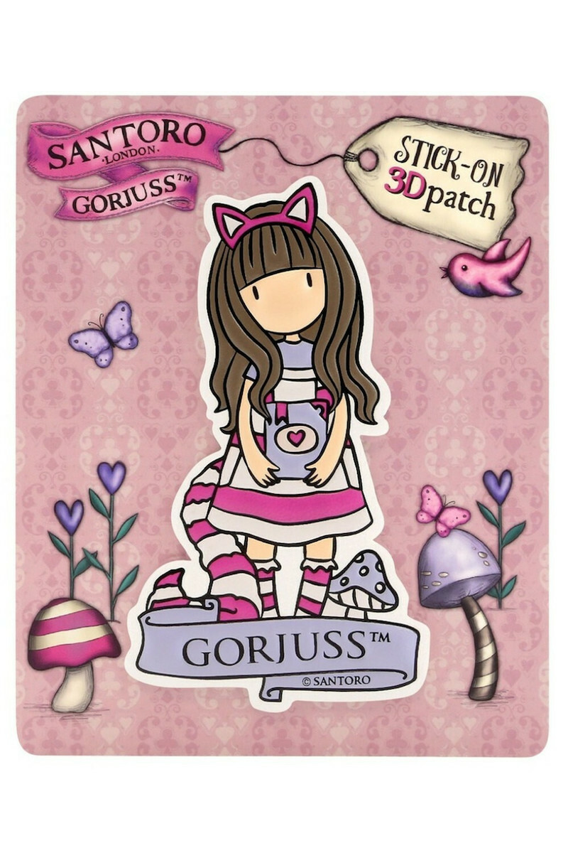 Santoro Gorjuss in Wonderland Υφασμάτινο Σήμα 3D Skroutz.gr