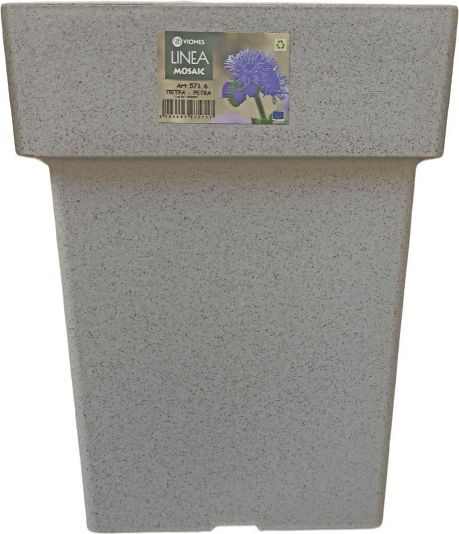 Viomes Linea Pot Plastic Mosaic 33x33x42cm.