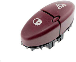 NTY Auto Alarm Schalter für Peugeot 206 1998+ 5pin Rot