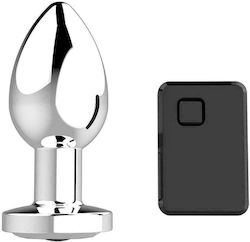 Boss Of Toys Anal Plug mit kabelloser Funktion und Vibration Silber