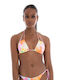 Guess Triangle Bikini Top Orange