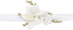 Νυφικό Βραχιόλι Λουλούδια White