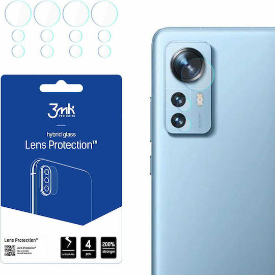 3MK Flexible Glass Protecție Cameră Tempered Glass Transparent pentru Xiaomi 12 / 12X