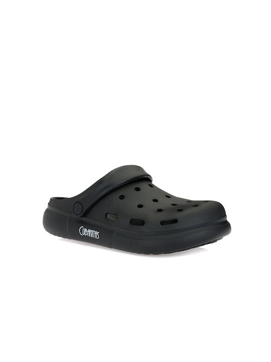 Cubanitas Children's Beach Clogs Black