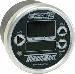 Turbosmart EB2 Ψηφιακό Turbo Timer / Μπαρόμετρο Αυτοκινήτου 60psi 60mm Black Silver