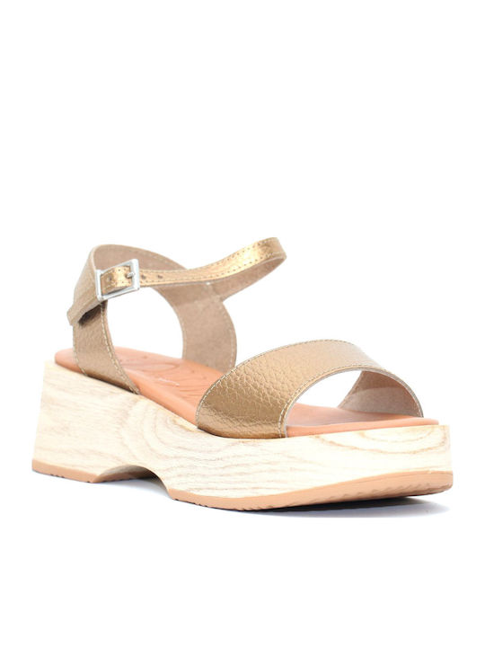 Oh My Sandals Πέδιλα Bronze