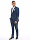 Tresor Patrick Men's Suit Navy Blue