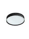 Faro Barcelona Vuk Ceiling Mount Light 36.6cm Black with Integrated LED