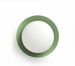 Faro Barcelona May Lamp Wall LED Green 12x12cm