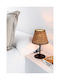 Faro Barcelona Sumba Vintage Table Lamp for Socket E27 with Beige Shade and Black Base