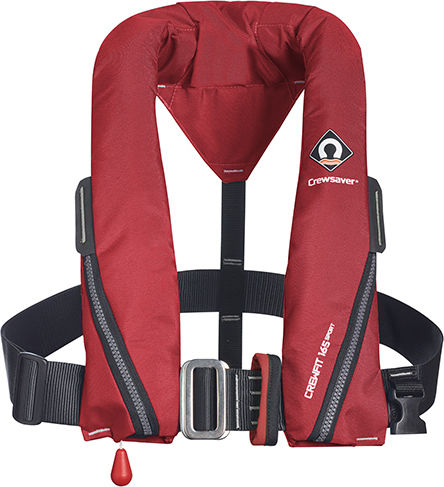 Crewsaver Automatic Adults Inflatable Life Waist Belt 165N Sport Red Crewfit