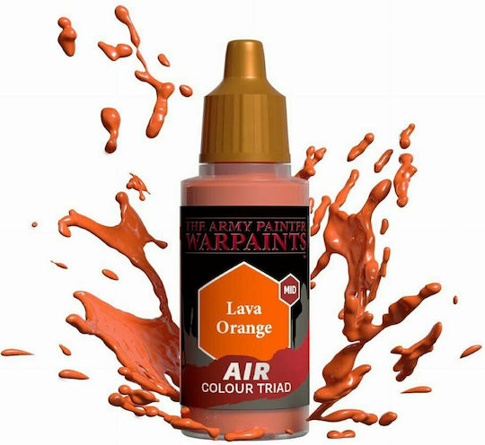 The Army Painter Air Triad Culoare Modelism Lava Orange 18ml AW1106