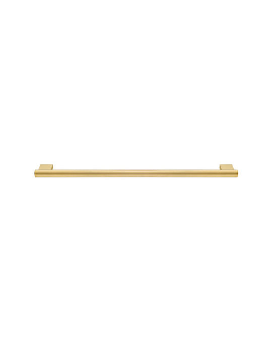 Sanco Academia Single Wall-Mounted Bathroom Rail ​60x2.2cm Gold 21804-AB12