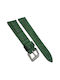 LEATHER LURAKE 20mm dark green