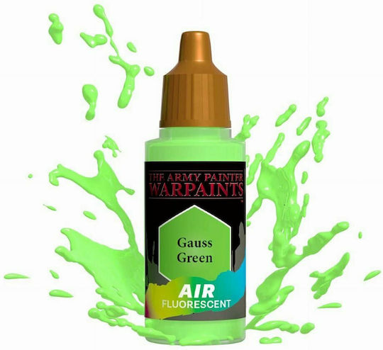 The Army Painter Air Флуоресцентен Цвят За Моделиране Gauss Зелен 18ml
