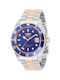 Invicta Pro Diver Watch Automatic with Silver Metal Bracelet