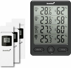 Levenhuk Wezzer Plus LP20 78892 Ασύρματος Μετεωρολογικός Σταθμός Ψηφιακός Επιτραπέζιος Μαύρος Levenhuk Wezzer Plus LP20 78892 Ασύρματος Μετεωρολογικός Σταθμός Ψηφιακός Επιτραπέζιος Μαύρος