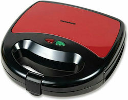 Heinner SM-K750BKRX 750W pentru 2 Sandvișuri Roșie