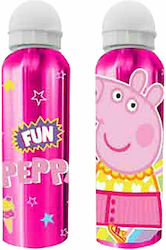 Peppa Pig Детска Бутилка За Вода Peppa Pig 500ml Бяло Капаче