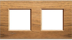 Legrand Living Light Schalterrahmen 2-fach Hori...