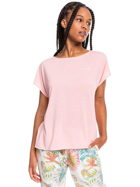 Roxy Γυναικείο T-shirt Ροζ