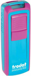 Trodat Pocket Printy 9512 Rectangular Self-Inking Pocket Text Stamp