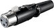 Goobay Plug XLR female 3pin Black (11680)