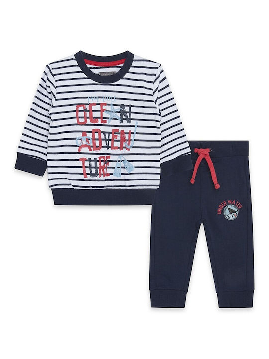 SET OF 2 PIECES OF SWEATSHIRT AND PANTS BLUE BBUNDER BOY CANADA HOUSE 22353520