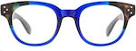 Lunetloop LO931 Acetate Blue Light Blocking Glasses Blue