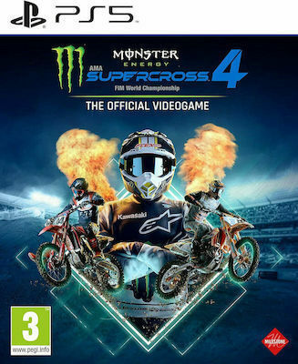 Monster Energy Supercross 4 PS5 Game (Used)