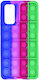 Ancus Pop It Back Cover Σιλικόνης Μπλέ/Μώβ/Κόκκινο/Πράσινο (Galaxy S20 FE)