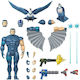 Super7 SilverHawks: Steelwill Steelwill Action Figure height 18cm