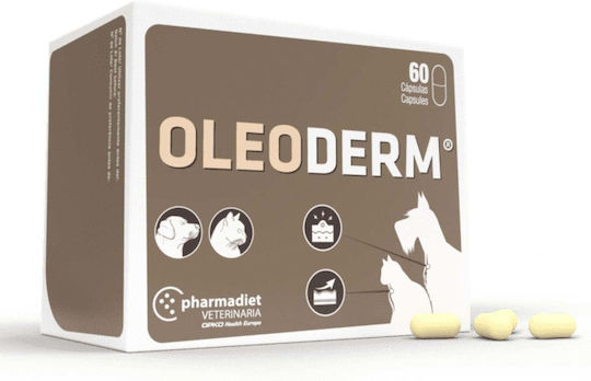 Pharmadiet Oleoderm Συμπλήρωμα Διατροφής Σκύλου σε Δισκία για Δέρμα & Τρίχωμα